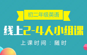 初二年級(jí)英語線上2-4人小組課