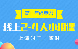 高一年級(jí)英語線上2-4人小組課