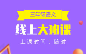 三年級(jí)語文線上10人大班課