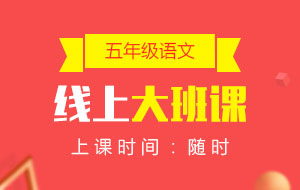 五年級(jí)語文線上10人大班課